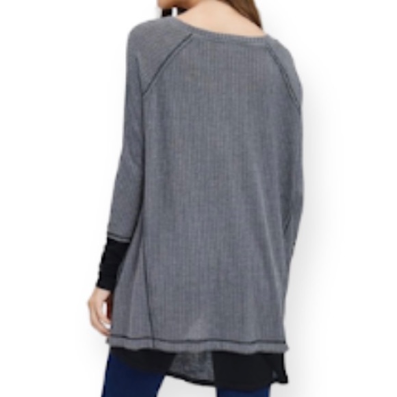 IN LOOM Raw edge thermal long sleeve top NWT Size Small - Picture 15 of 16